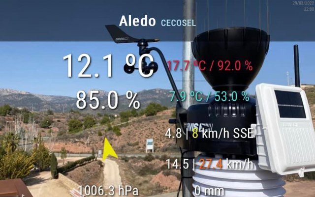Aledo ya cuenta con una Estación Meteorológica