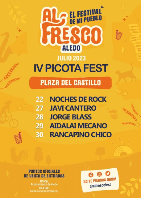 Llega a Aledo una nueva edición del Picota Fest