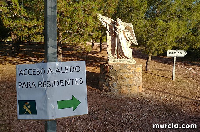 Los vecinos de Aledo pueden acceder a Totana y la autovía A7 por el desvío del Jumero hasta el Ángel