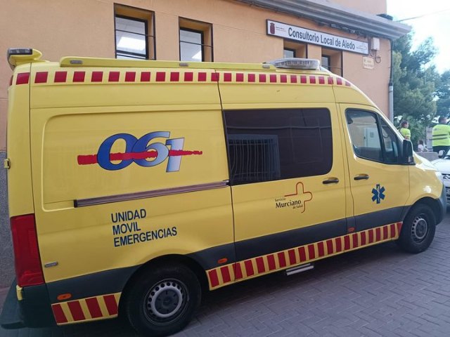 El Servicio Murciano de Salud prestará servicio en Aledo durante las noches del viernes y sábado 